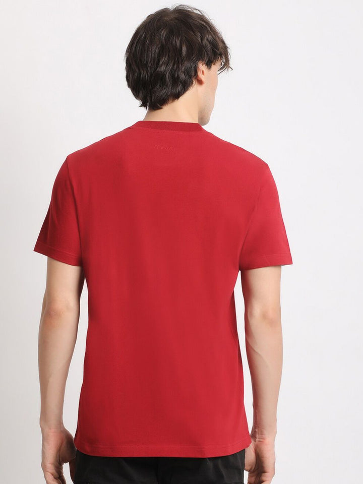 THE BEAR HOUSE Round Neck Pure Cotton Relaxed Fit T-shirt