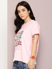 DILLINGER Printed Pure Cotton Boxy T-shirt