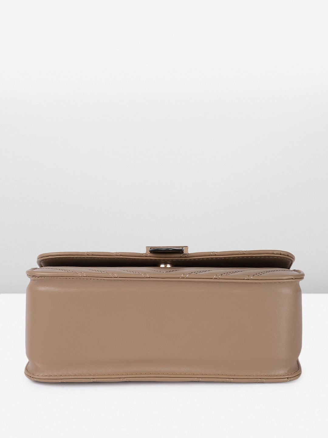 DressBerry Quilted Structured Shoulder Bag