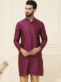 SOJANYA Geometric Silk Cotton Kurta