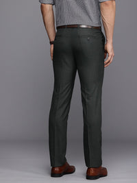 Raymond Men Checked Slim Fit Seluar Formal