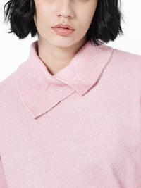 RAREISM Cowl Neck Acrylic Pullover