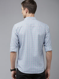 Park Avenue Slim Fit Pure Cotton Checked Casual Shirt