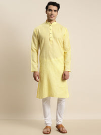 SOJANYA Kurta Linen Kapas Pejal Lelaki