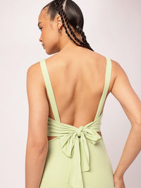 DressBerry Edgy Ribbed Low Back Bodycon Mini Dress