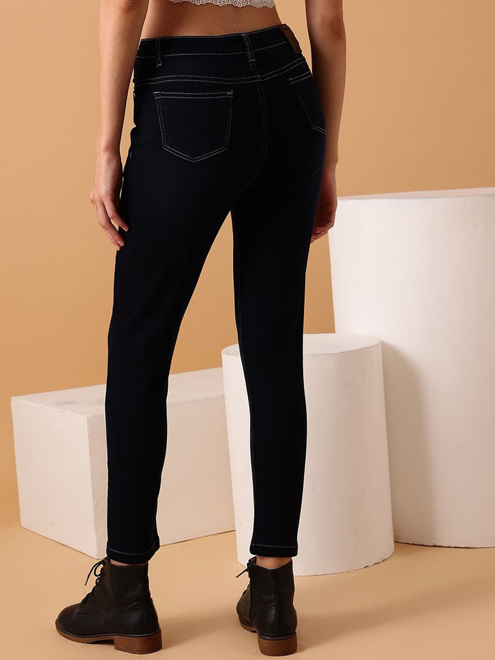 STREET 9 BASICS Women Narrow Skinny Fit Clean Look Stretchable Jeans
