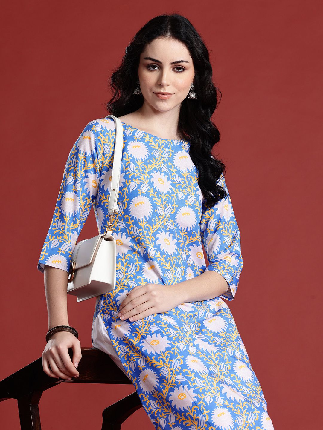 Anouk Women Floral Printed Kurta