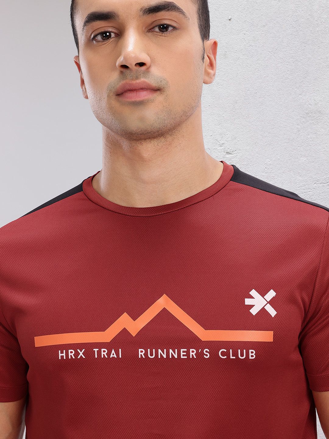 HRX by Hrithik Roshan Typography Printed Rapid-Dry Running T-shirt
