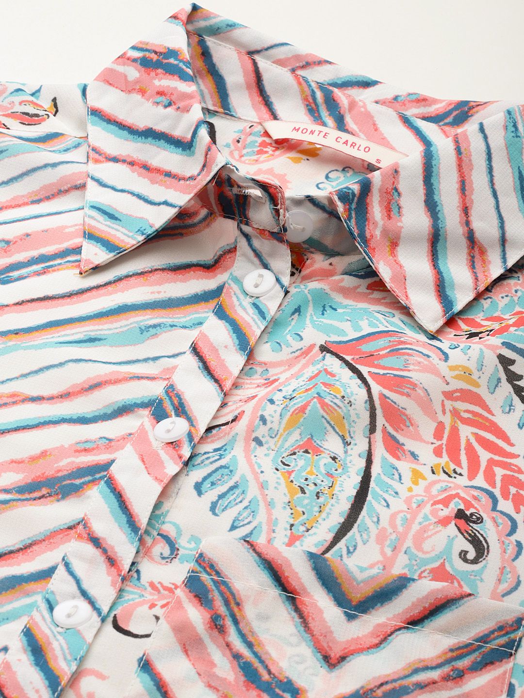 Monte Carlo Printed Casual Shirt