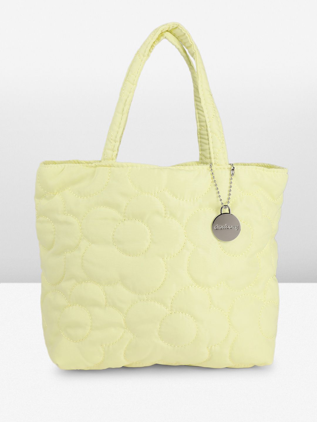 DressBerry Floral Self-Design Quilted Handheld Bag