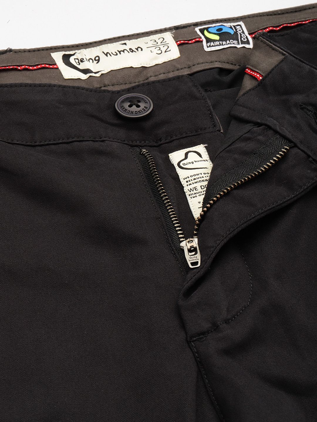 Being Human Men Slim Fit Chinos Trousers