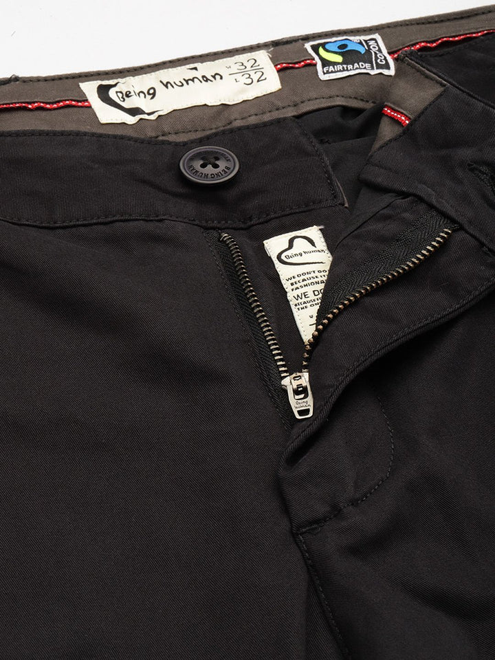 Being Human Men Slim Fit Chinos Trousers