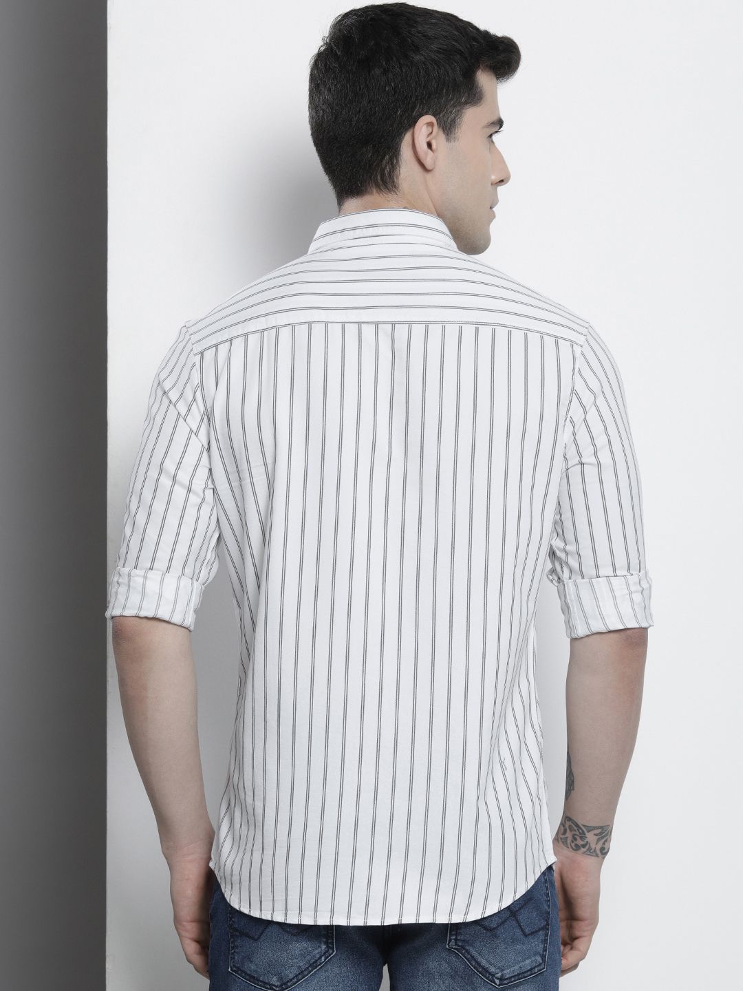 The Indian Garage Co Men Striped Casual Shirt