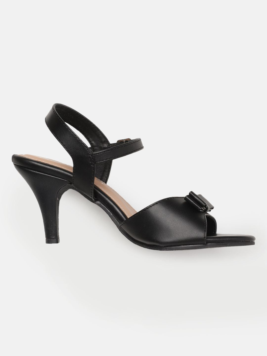 DressBerry Slim Heeled Sandals with Bows