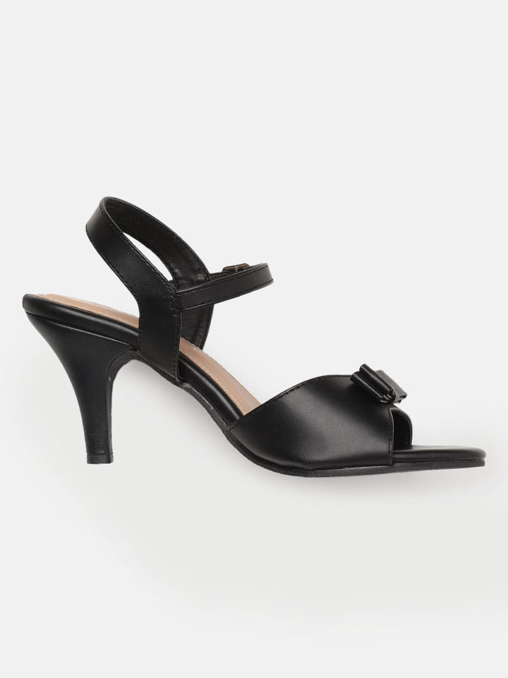 DressBerry Slim Heeled Sandals with Bows