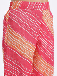 Anouk Floral Printed Pure Cotton Kurta with Trousers & Dupatta