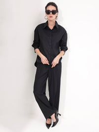 RAREISM Women Comfort Boxy Opaque Formal Shirt