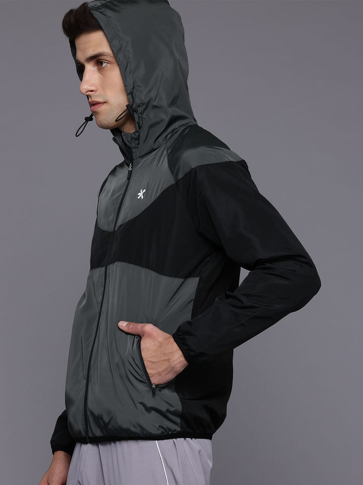 HRX by Hrithik Roshan Men Colourblocked Rapid-Dry Running Jacket