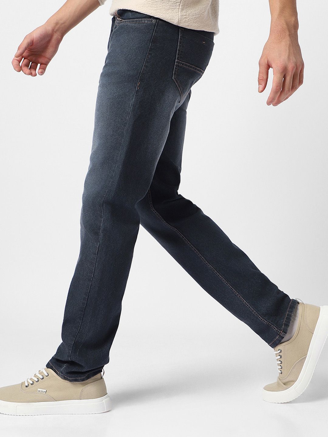 Urbano Fashion Men Regular Fit Washed Stretchable Jeans