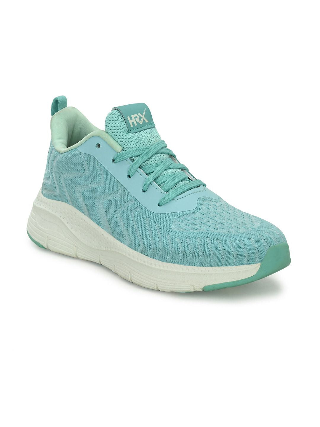 HRX by Hrithik Roshan Women Sea Green & White Memory Foam Mesh Running Shoes