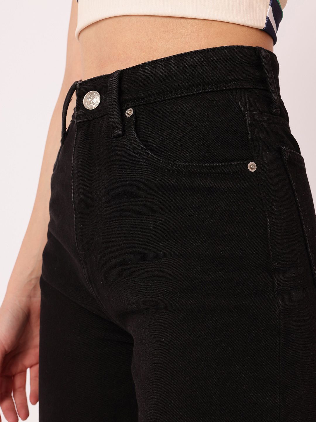 DressBerry Women Soft Edge High-Rise Jeans