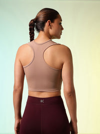 HRX by Hrithik Roshan ACTIVE-GODDESS Racer back Rapid Dry Training Tank Crop Top
