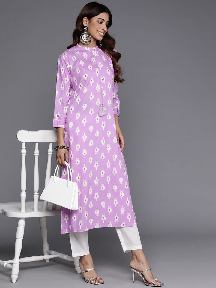Indo Era Women Printed Pastels Kurta