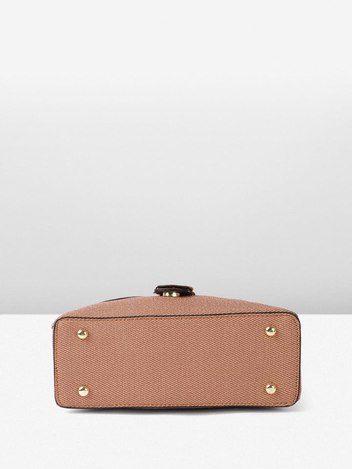 all about you Geometric Structured Satchel