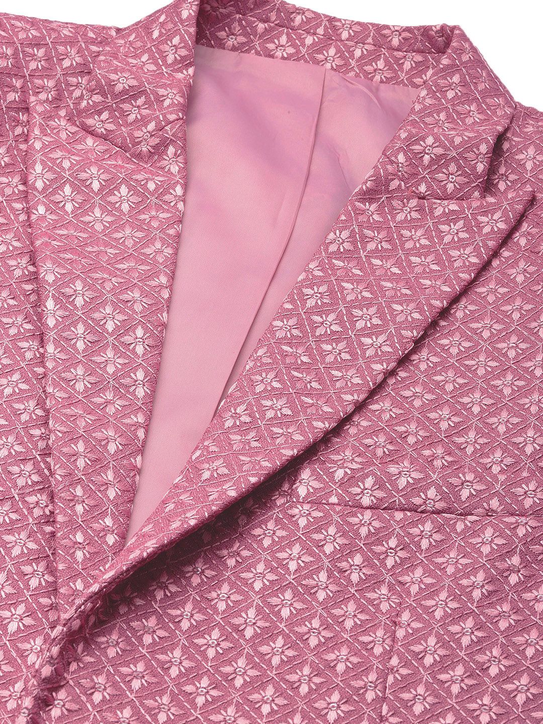 House of Pataudi Single-Breasted Sequinned Blazers