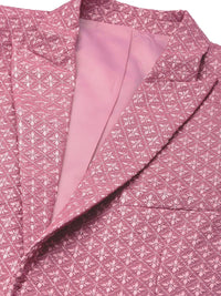 House of Pataudi Single-Breasted Sequinned Blazers