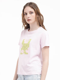 RAREISM Graphic Printed Cotton T-shirt