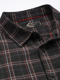 Being Human Pure Cotton Slim Fit Checked Casual Shirt
