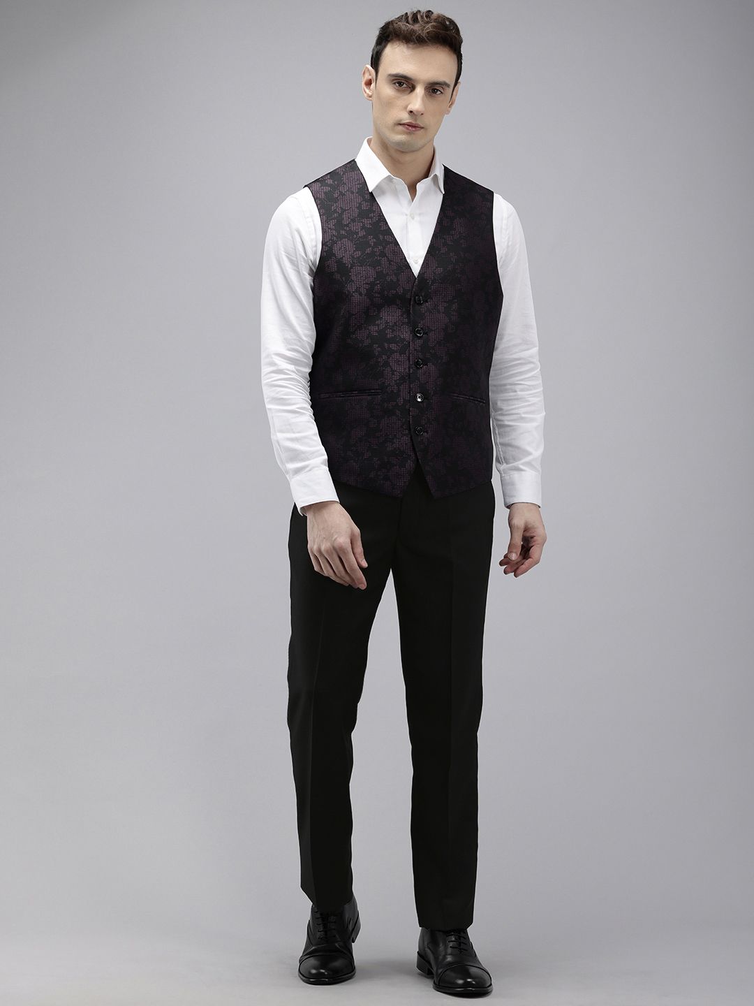 Park Avenue Notched Lapel Single-Breasted 3 Piece Suits