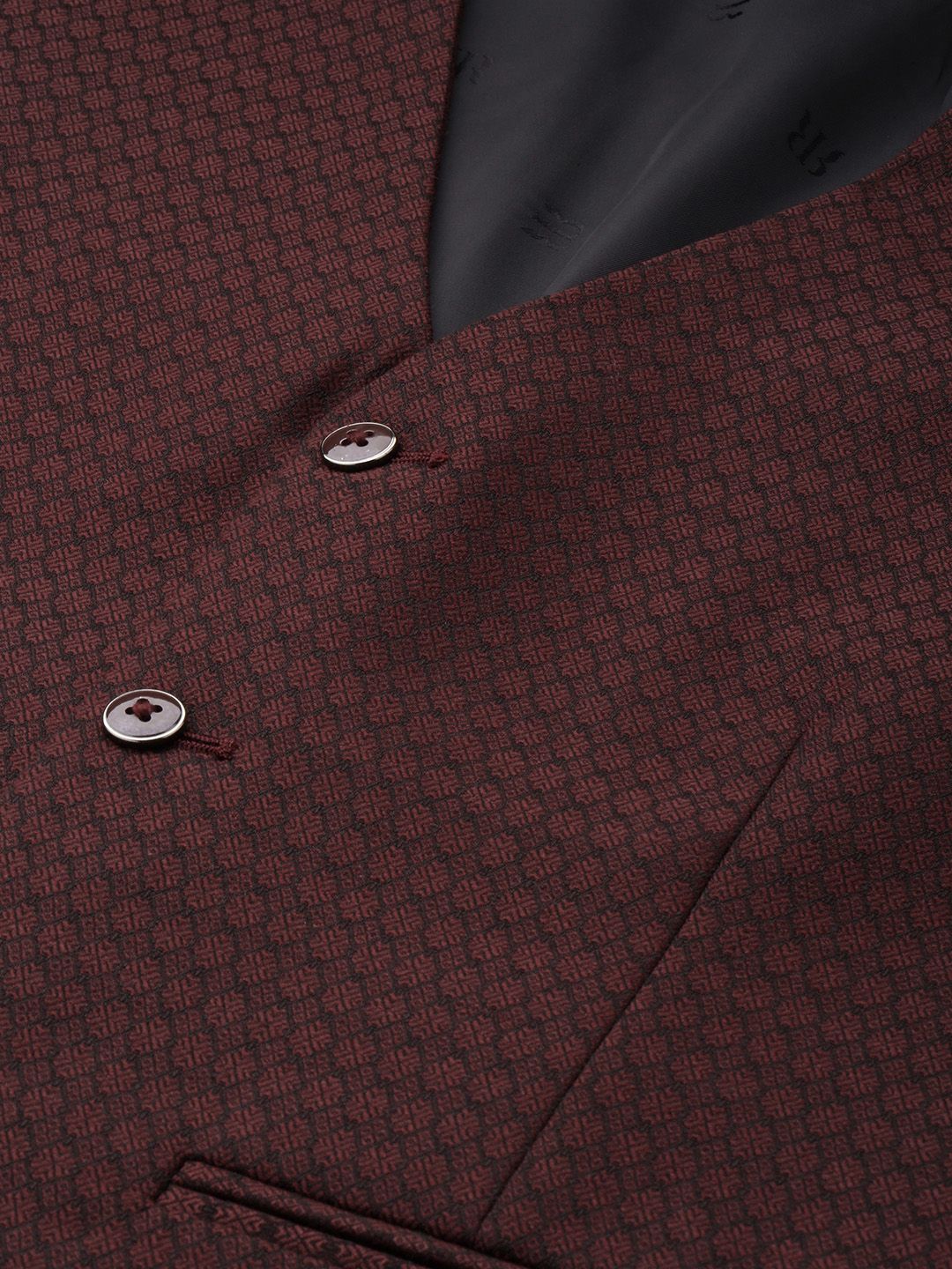 Raymond Self Designed Contemporary Fit Notched Lapel Collar 3 Piece Party Suit