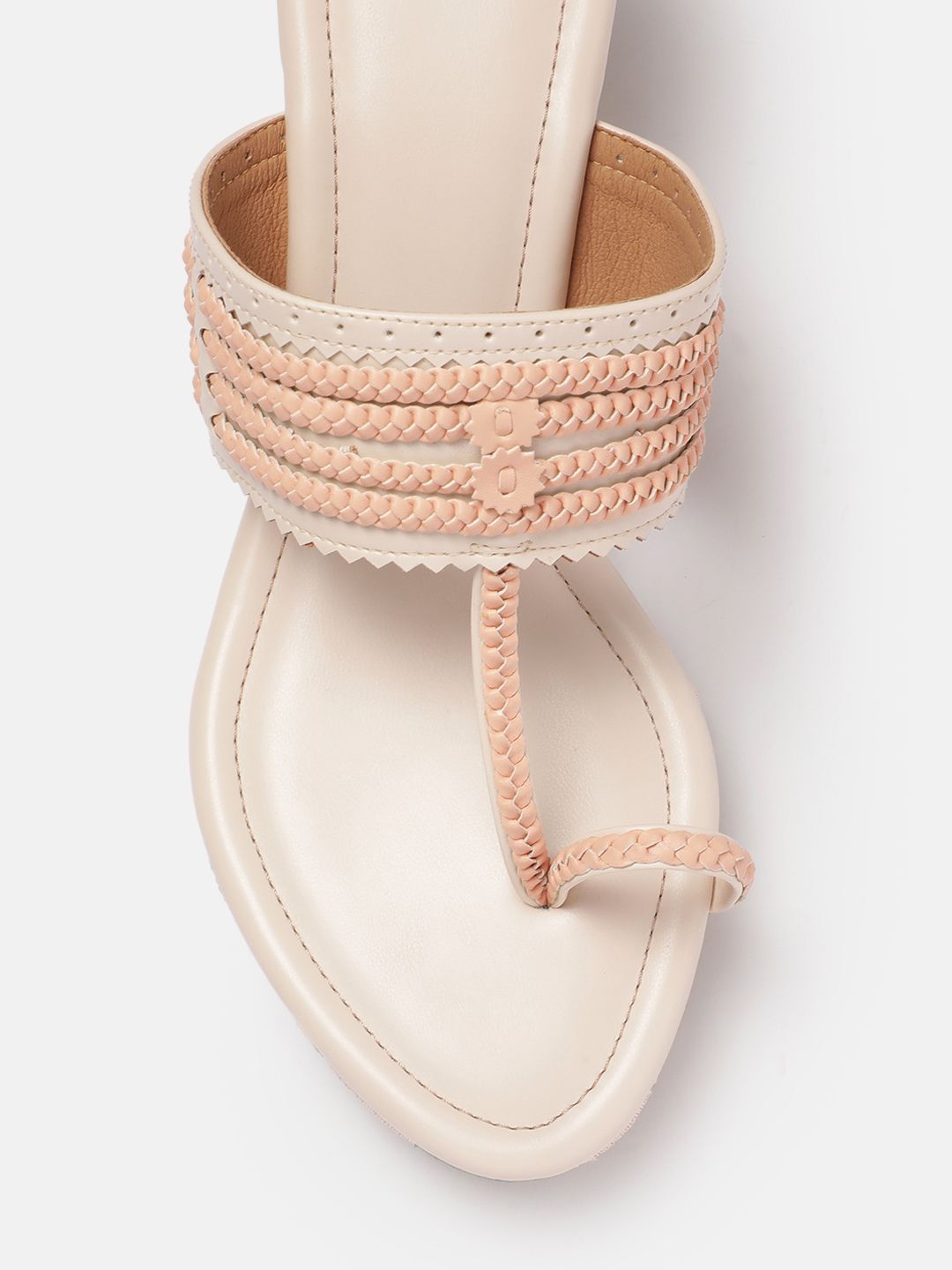 House of Pataudi Floral Embroidery Detail Wedges