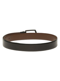 Teakwood Leathers Men Textured Leather Reversible Belt