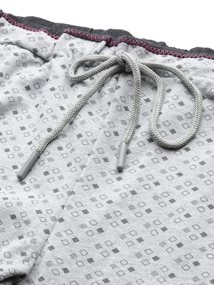 Monte Carlo Geometric Printed Track Pants