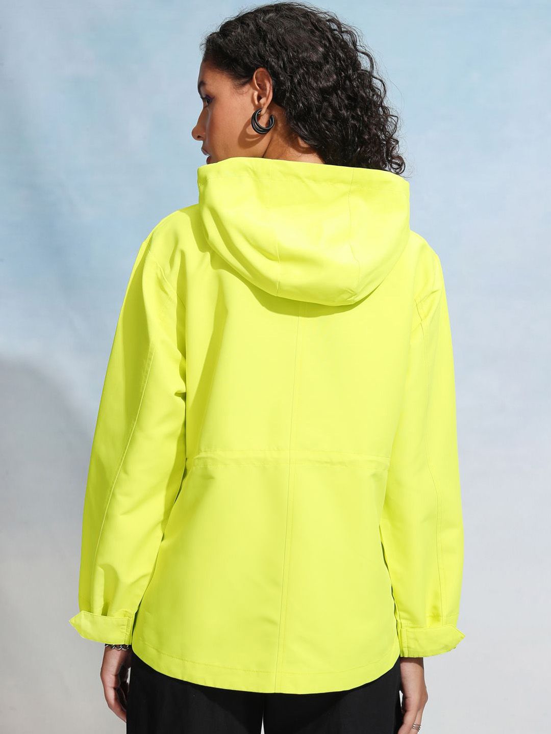 Tokyo Talkies Women Colourblocked Longline Parka Jacket