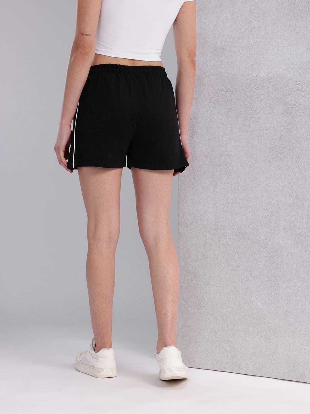 HRX by Hrithik Roshan Women Paneled Detail Lifestyle Shorts