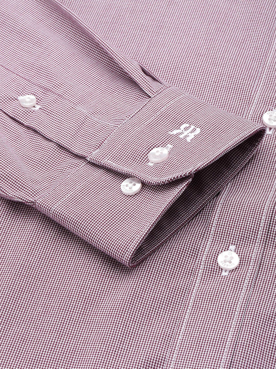 Raymond Slim Fit Checked Pure Cotton Formal Shirt
