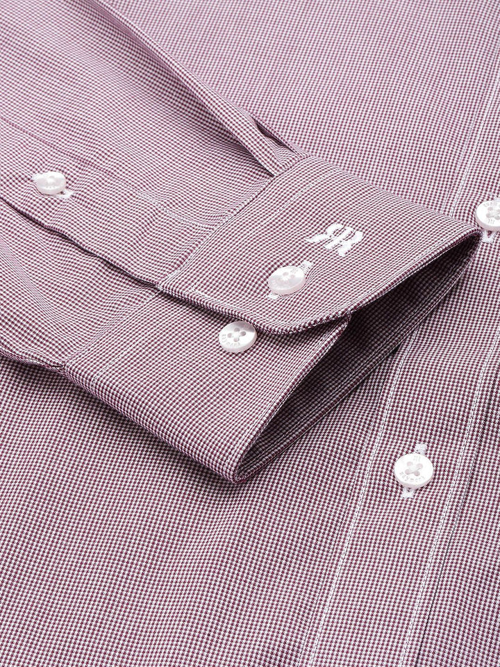 Raymond Slim Fit Checked Pure Cotton Formal Shirt