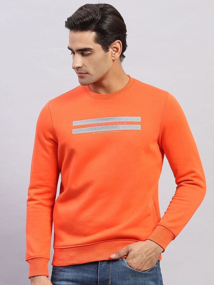 Monte Carlo Men Typography Printed Sweatshirt