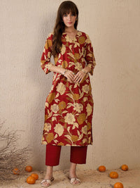 Indo Era Women Floral Printed Kurta