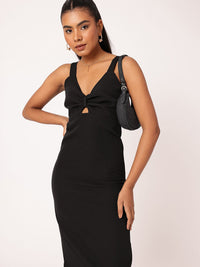 DressBerry Cut Out Magic Shoulder Straps Sheath Dress