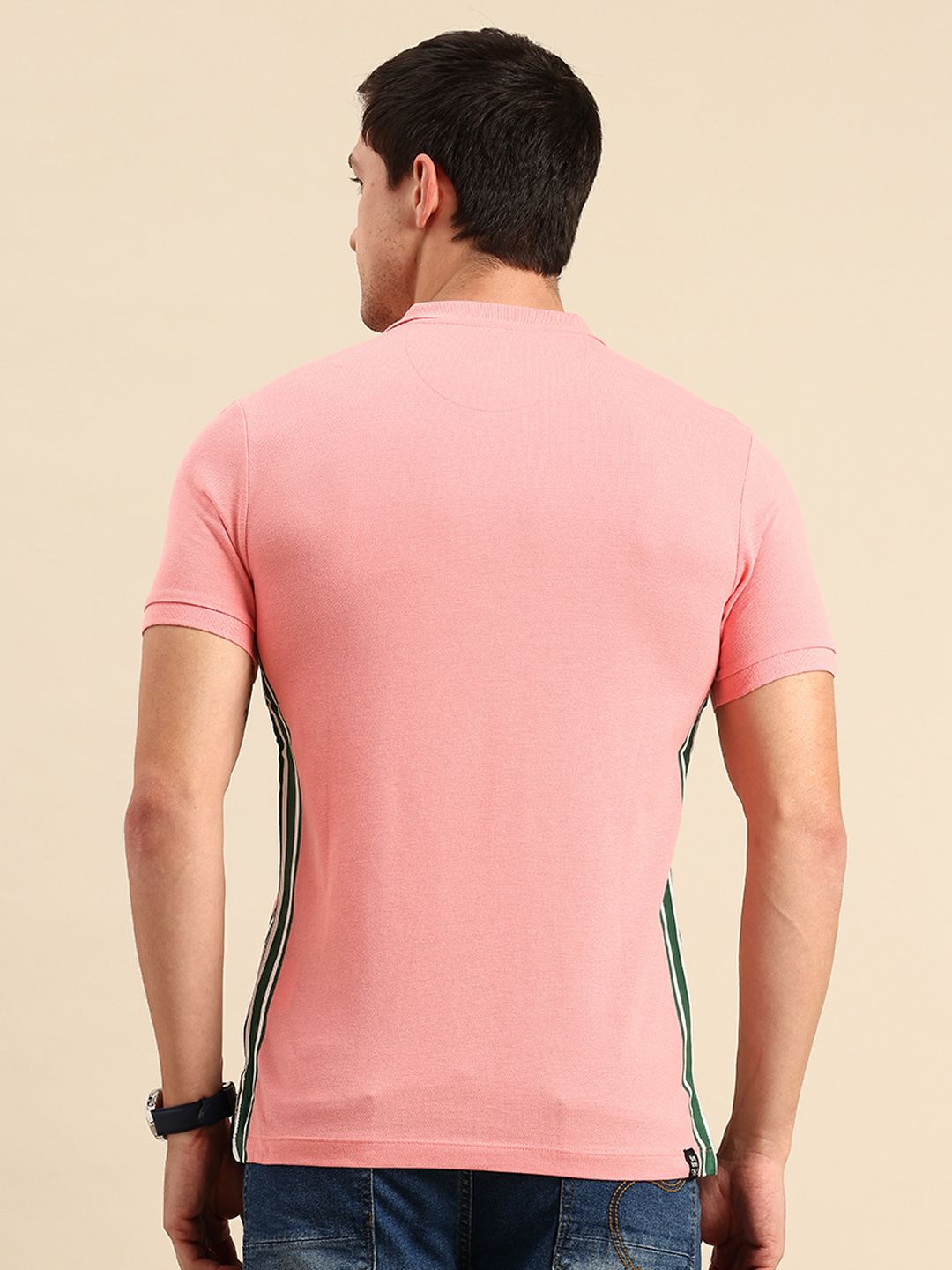 Being Human Polo Collar Pure Cotton T-shirt