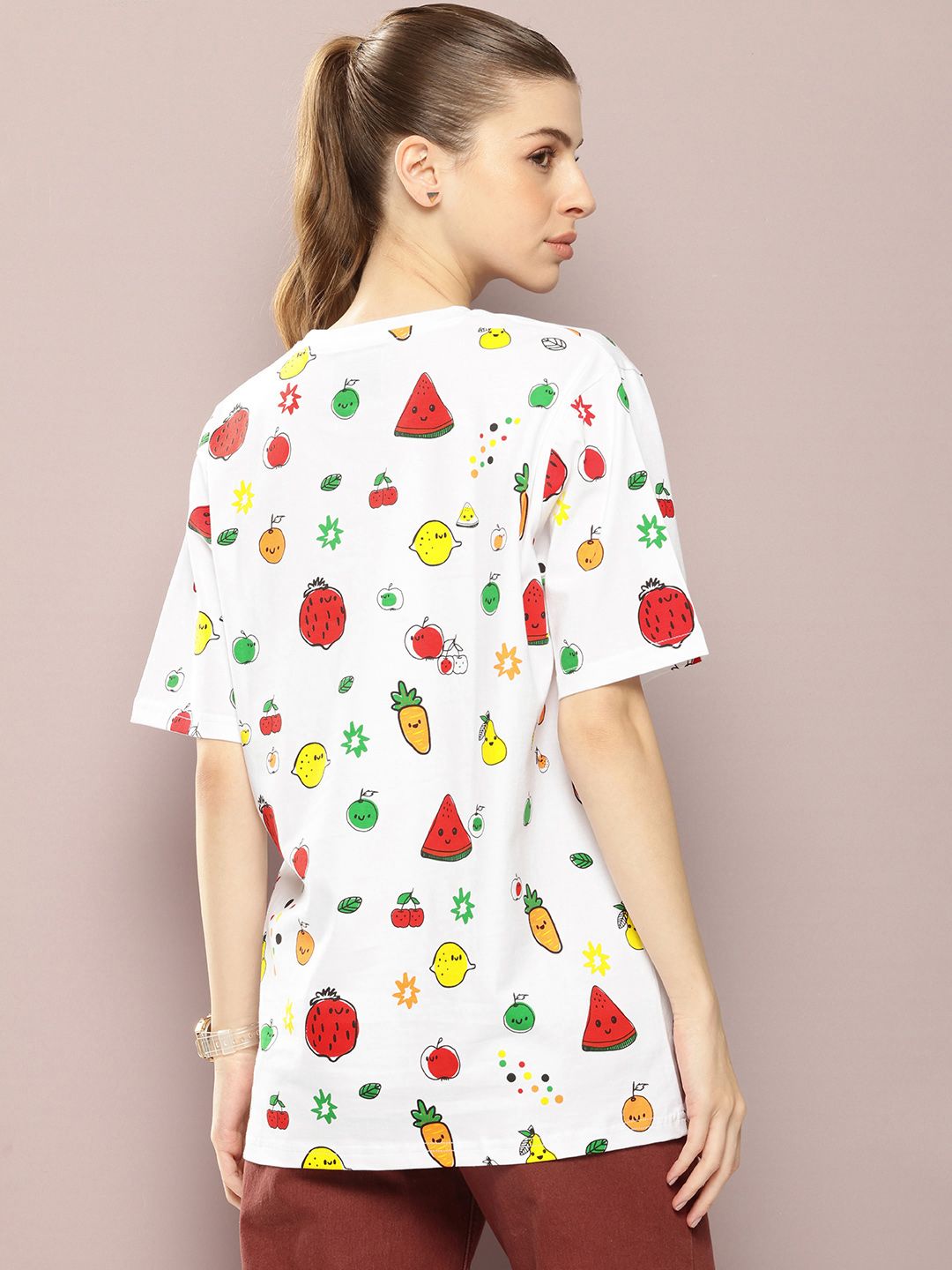 DILLINGER Printed Oversized Pure Cotton T-shirt