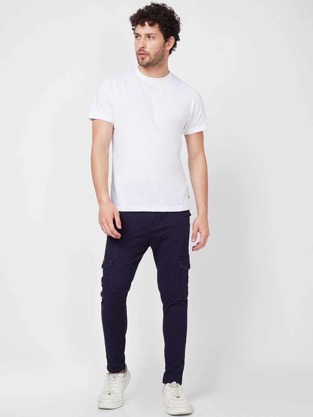 SPYKAR Men Clean Look Light Fade Mid Rise Cotton Jeans