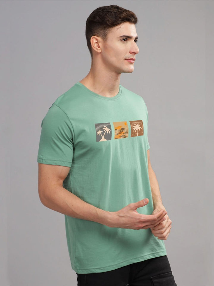 ADRO Men Printed T-shirt