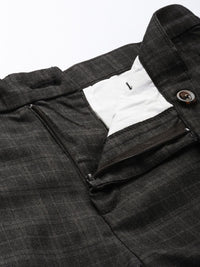 The Indian Garage Co Self Design Regular Fit Chinos Trousers