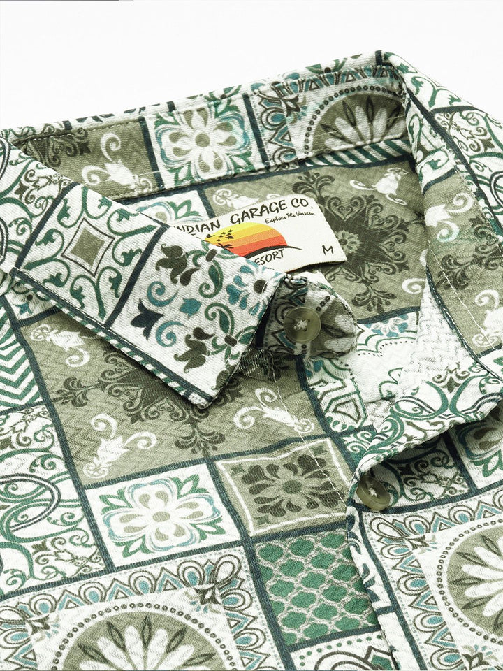 The Indian Garage Co Ethnic Motifs Printed Casual Shirt